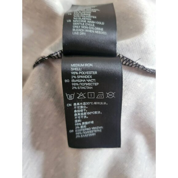 H&M NWT Womens Large Black with White Dots Mini Dress - Picture 5 of 7